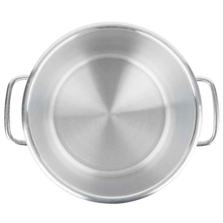 Vollrath 4303 Wear-Ever Classic Aluminum Rolled Edge Stock Pot-12 Qt. - Image 4