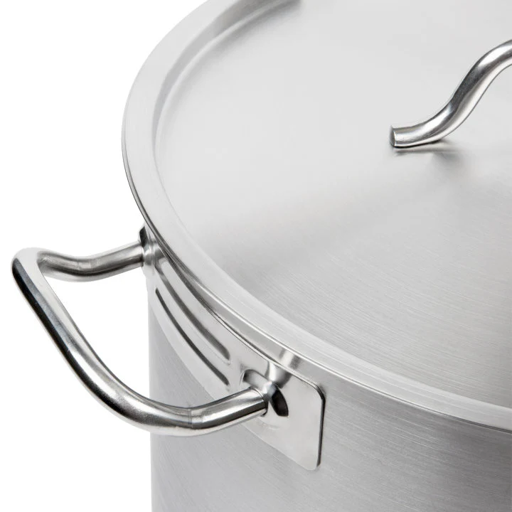 Vollrath 3509 Optio Stainless Steel Stock Pot with Cover-38 Qt. - Image 2