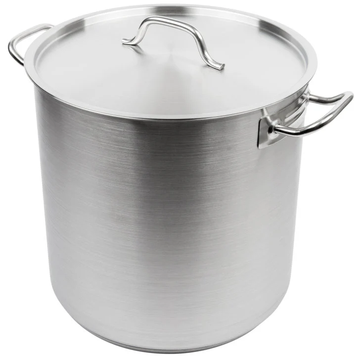 Vollrath 3509 Optio Stainless Steel Stock Pot with Cover-38 Qt. - Image 5