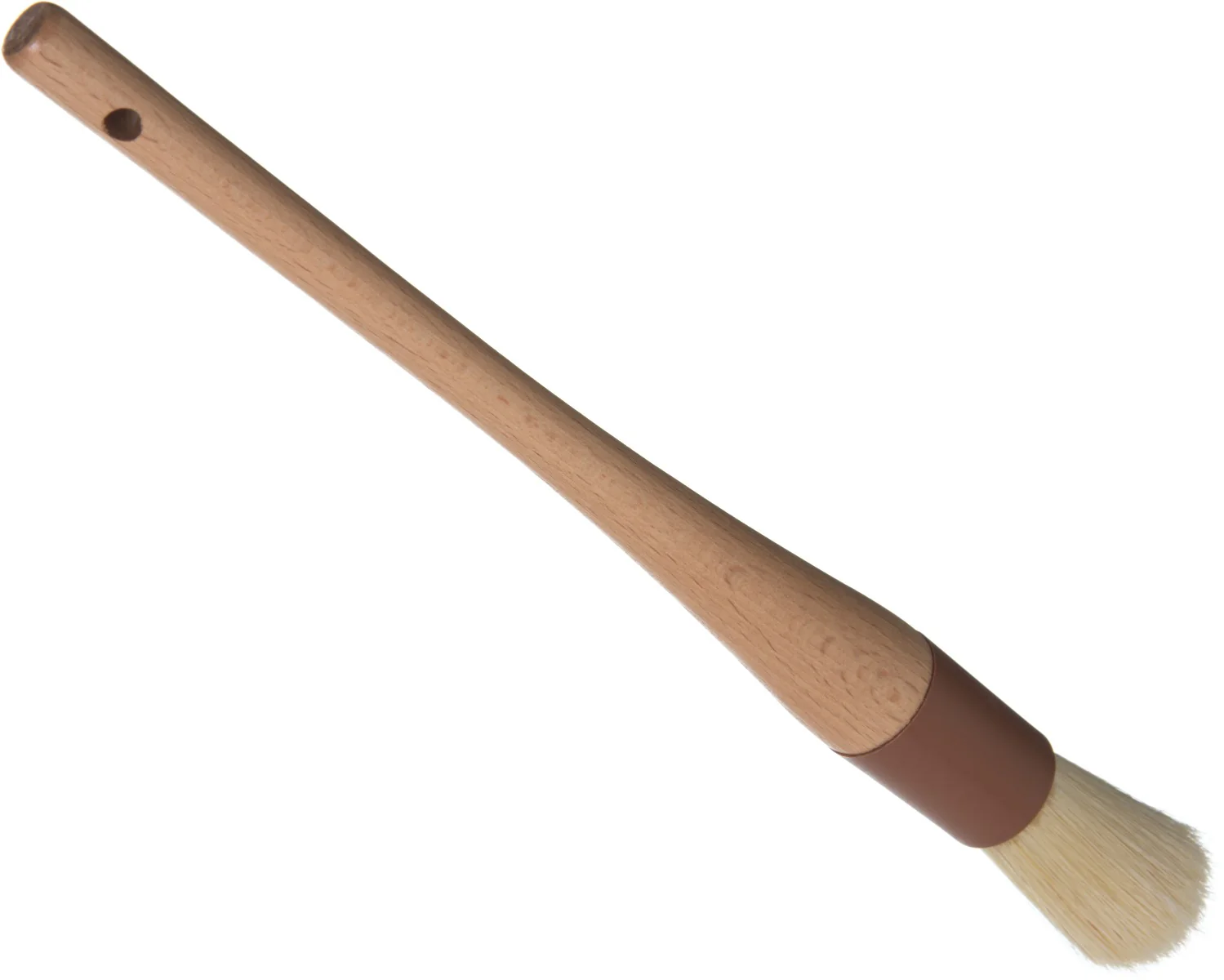 Carlisle 4038000 Sparta Chef Series Round Pastry / Basting Brush with 1"Dia. Boar Bristles & 8-1/4" Wood Handle - Image 10