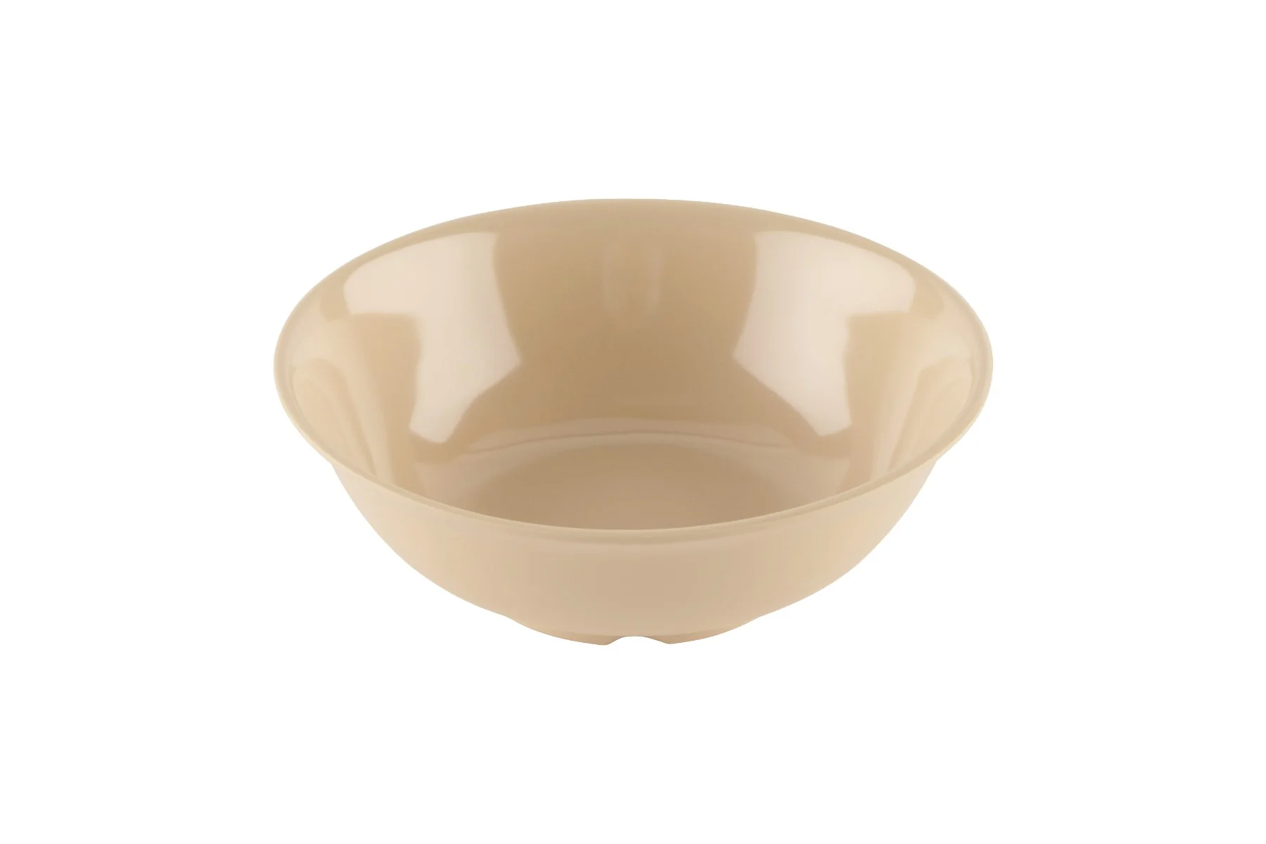 GET M-811-T SuperMel Melamine Narrow Rim Deep Bowl 32 oz. - Tan - 12/Case - Image 3