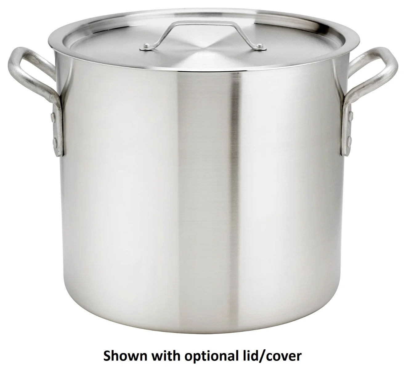 Browne 5813132 Thermalloy Aluminum Stock Pot 32 qt. - Image 2