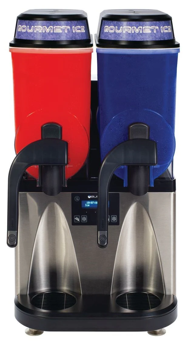 Bunn 58000.0015 Ultra NX Slushy / Frozen Drink Machine with (2) 3-Gallon Hoppers - Stainless/Black - 120v - Image 2