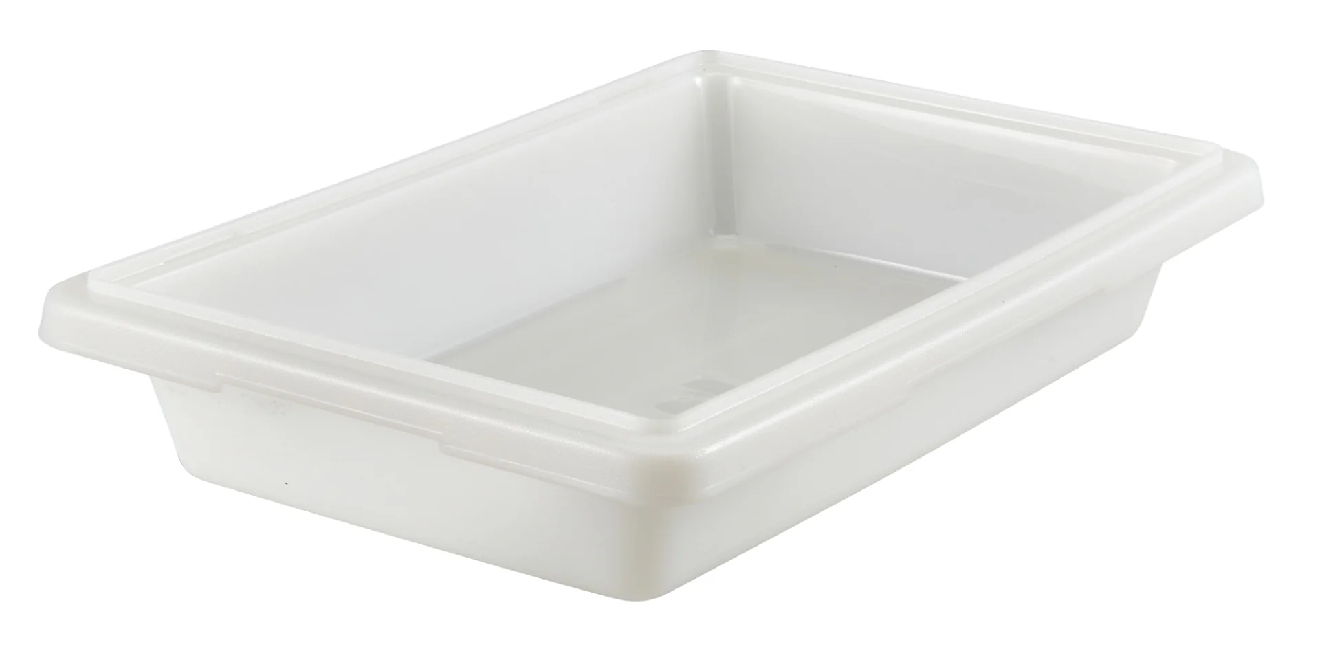 Cambro 12183P148 Polyethylene Food Storage Box 12" x 18" x 3-1/2 - 1-3/4 gal. - White - Image 4