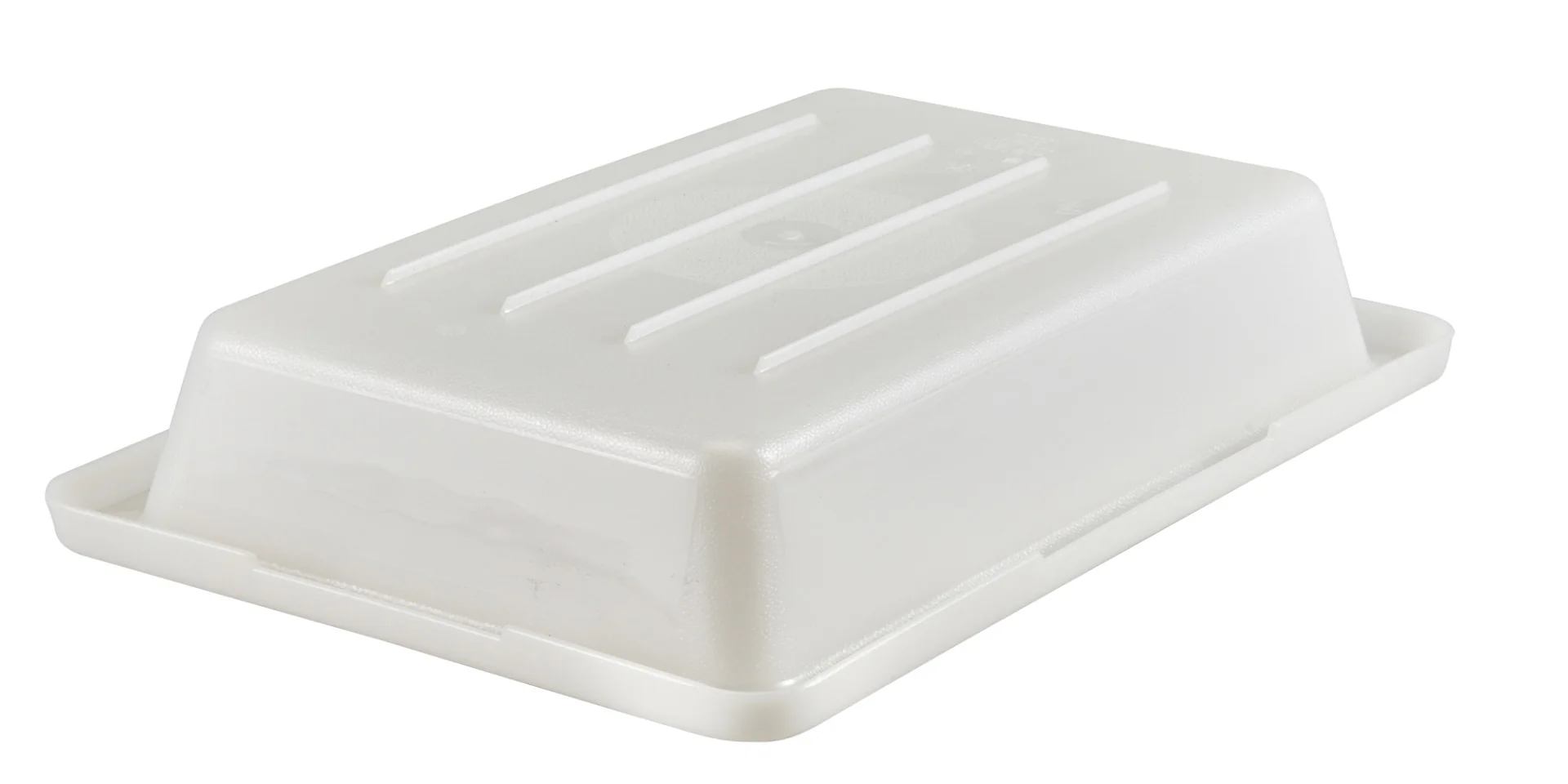 Cambro 12183P148 Polyethylene Food Storage Box 12" x 18" x 3-1/2 - 1-3/4 gal. - White - Image 5