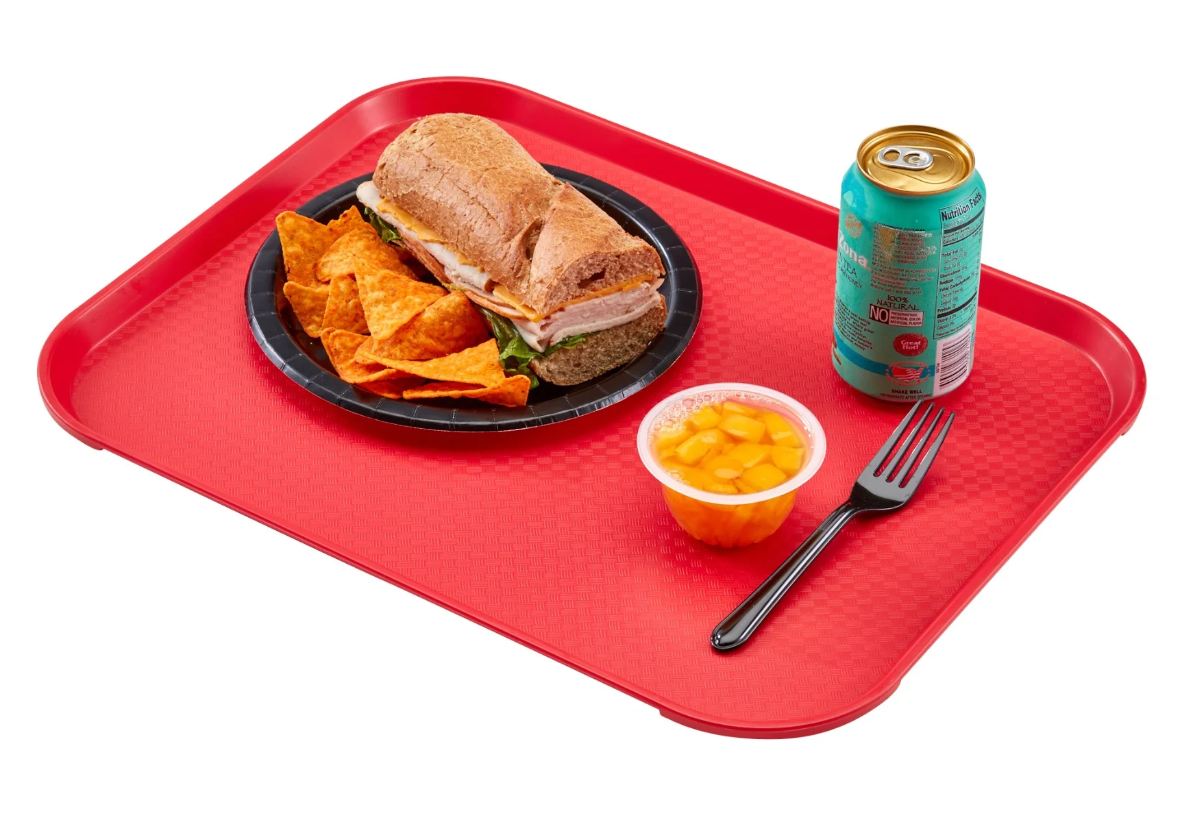 Cambro 1418FF163 Fast Food Tray 13-13/16" x 17-3/4" - Red - Image 5