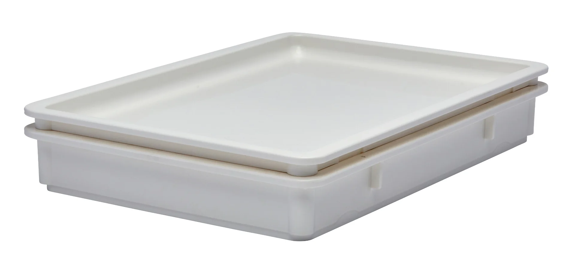 Cambro 18263P148 Polyethylene Food Storage Box 18" x 26" x 3-1/2" - 5 gal. - White - Image 5