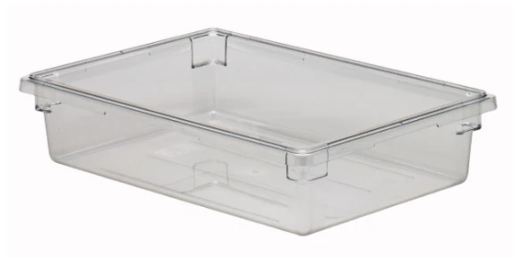 Cambro 18266CW135 8 3/4 gal Camwear Food Storage Container - Clear - 6ea/Case