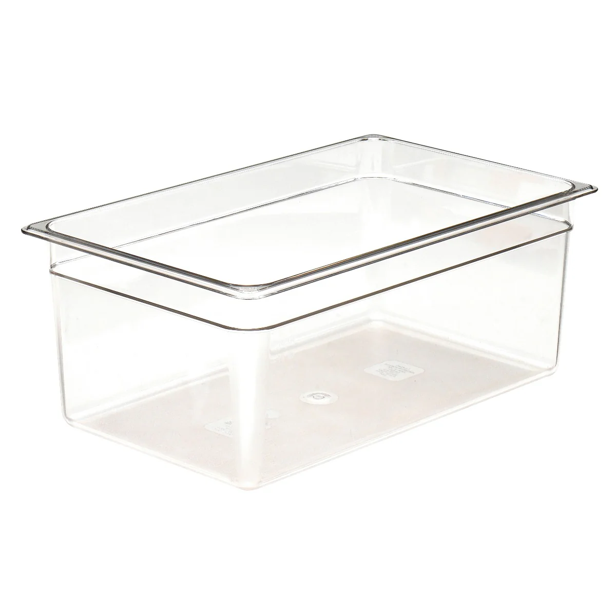 Cambro 18CW135 Camwear Polycarbonate Food Pan - (1/1) Full Size, 8" Deep - Clear