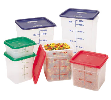 Cambro 4SFSPP190 Translucent Food Container w/ Graduations 4 qt. - Image 2