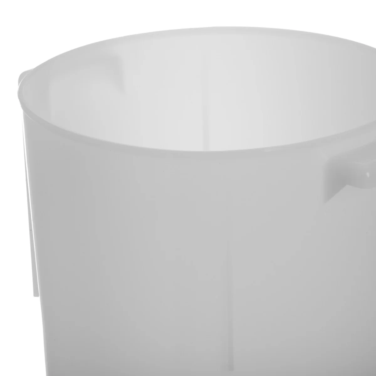 Carlisle 080002 StorPlus Polyethylene Bain Marie Food Storage Container 8 qt. - White - Image 4