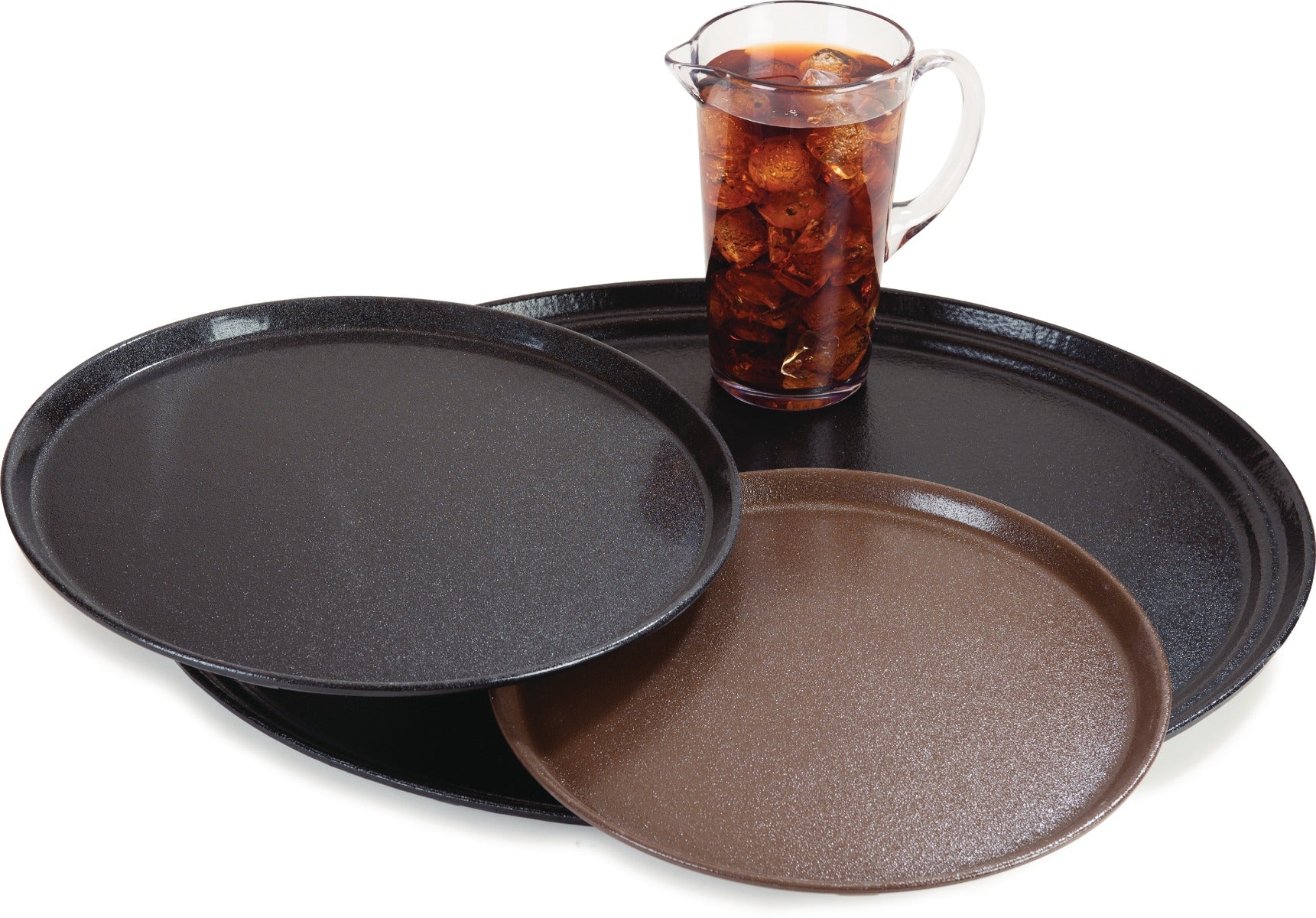 Carlisle 2700GR - Griptite Oval Tray 27-1/16" x 22-5/16" - Toffee Tan - Image 9