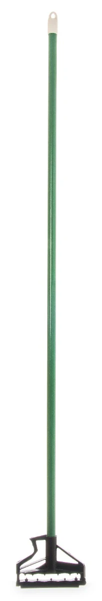 Carlisle 4166409 Sparta Spectrum Quik-Release  Fiberglass Mop Handle with Flexible Plastic Head 60"L - Green