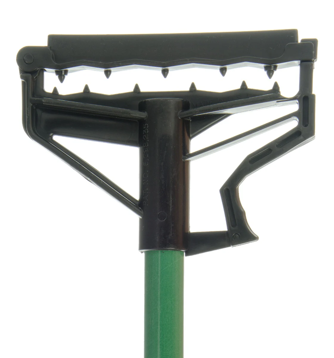 Carlisle 4166409 Sparta Spectrum Quik-Release  Fiberglass Mop Handle with Flexible Plastic Head 60"L - Green - Image 5