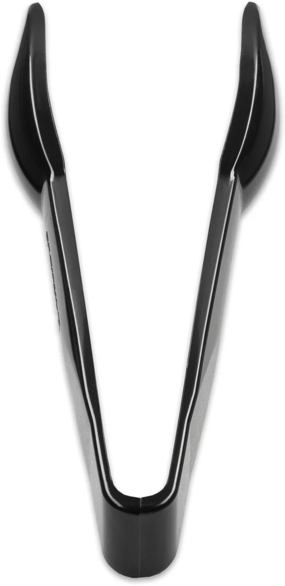 Carlisle 460603 Carly 1-Piece Plastic Salad Tongs 6" - Black - Image 12