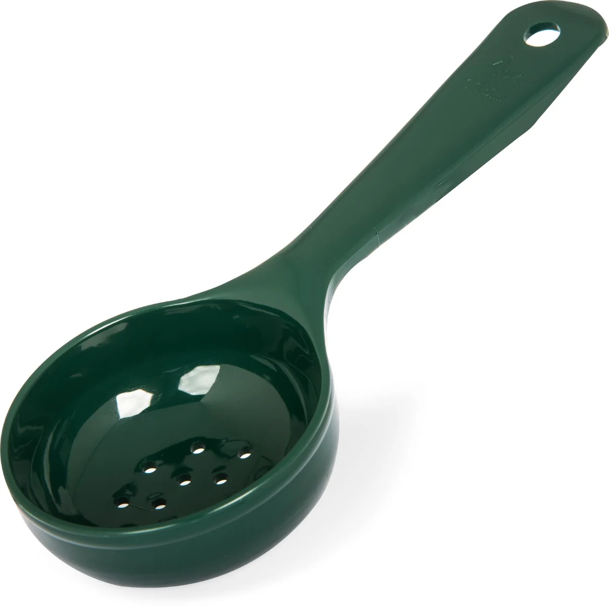 Carlisle 492908 Perforated Portion Spoon 4 oz. Plastic Green Handle , 12ea/cs - Image 7