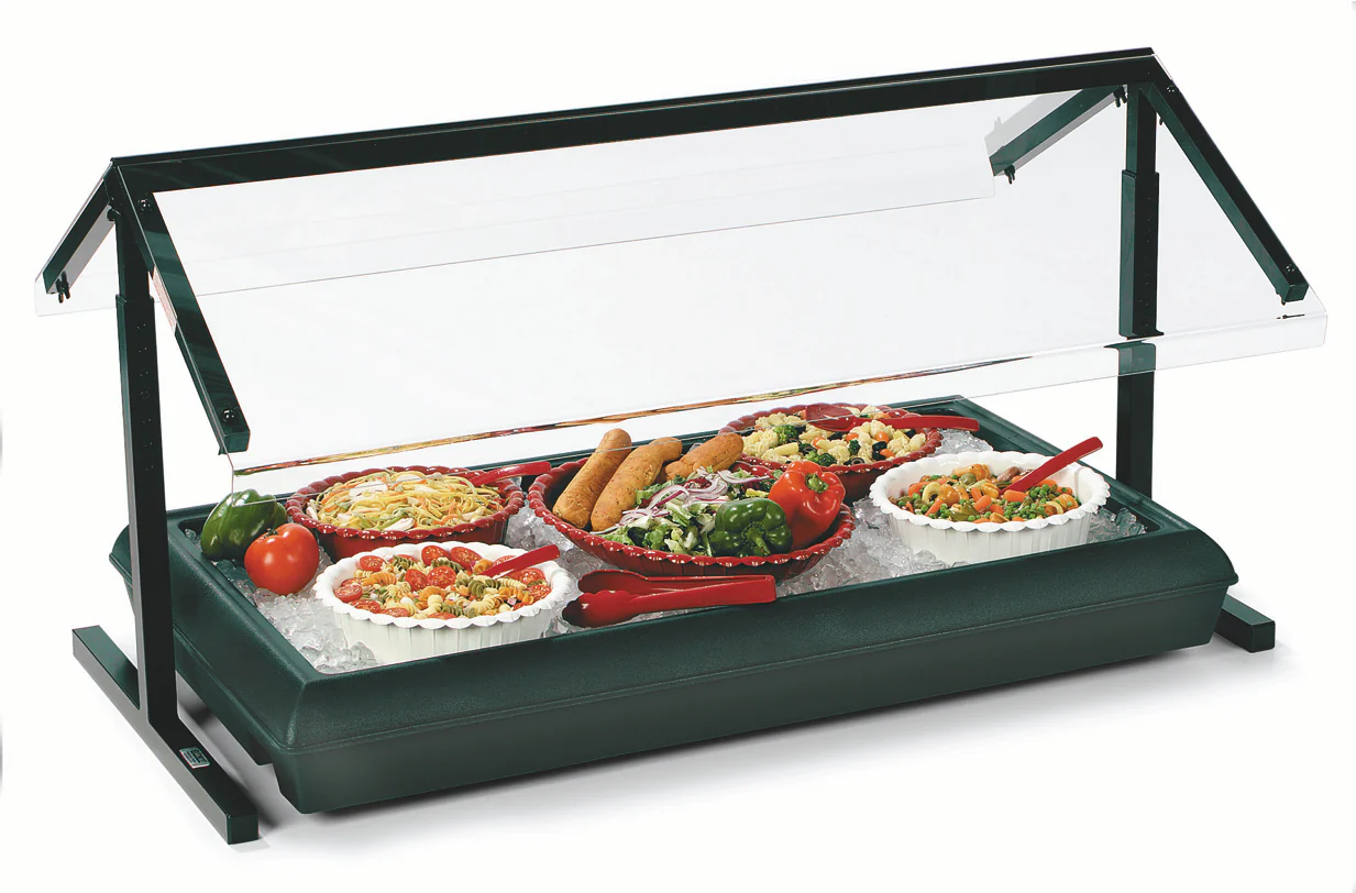 Carlisle 767003 FiveStar Buffet Bar Tabletop Cold Food/Salad Bar 4' - Black - Image 4