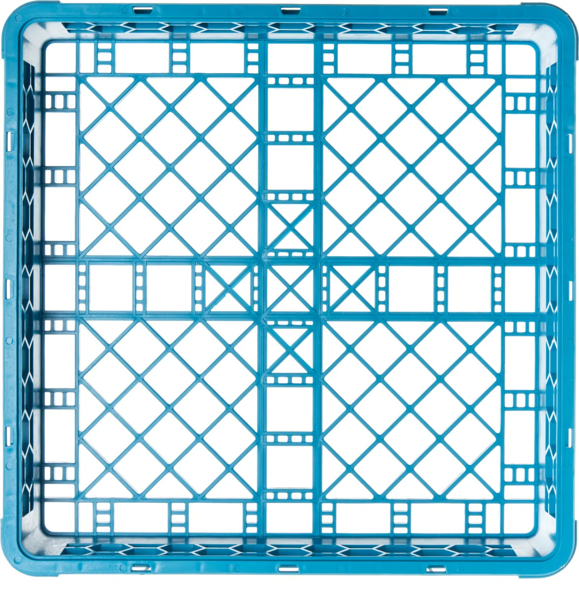 Carlisle RB14 OptiClean 1-Compartment Full Size Dishwasher Open / Bowl Rack - Blue - Image 4