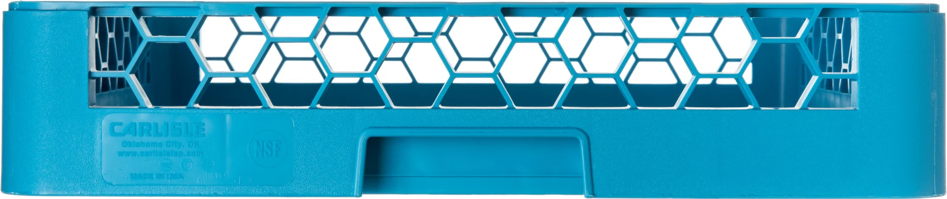 Carlisle RB14 OptiClean 1-Compartment Full Size Dishwasher Open / Bowl Rack - Blue - Image 5