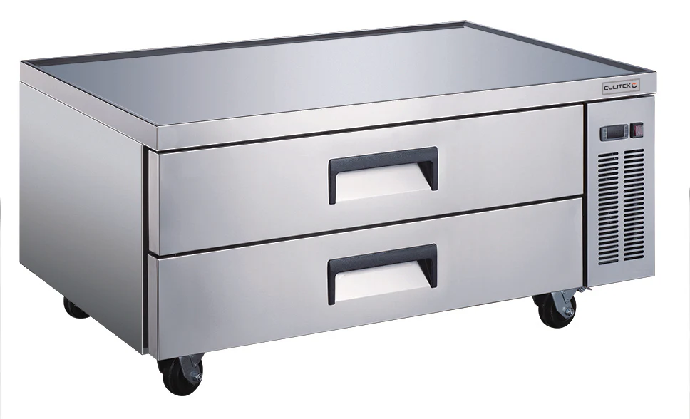 Culitek MCB-52 SS-Series 1-Section 2 Drawer Refrigerated Chef Base 52" - 115v