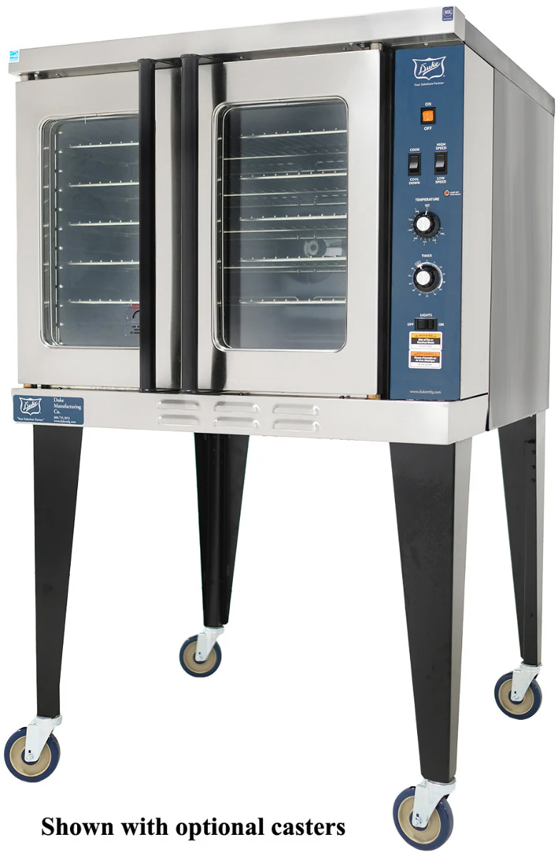 Duke E101-G-NG Single-Deck Full Size Natural Gas Convection Oven with Thermostatic Controls 38" - 40,000 BTU - Image 4