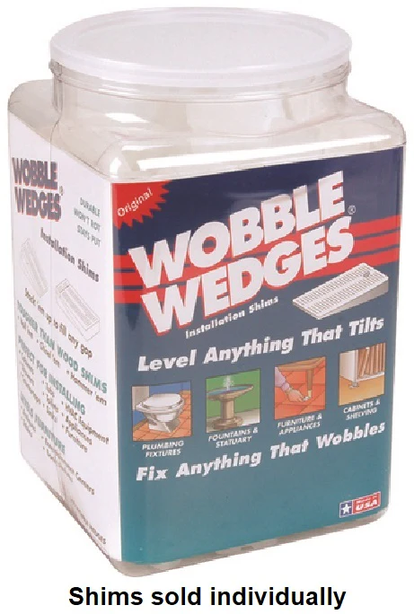 FMP 280-1176 Wobble Wedges Translucent Hard Nylon Tapered Installation Shim - Image 5