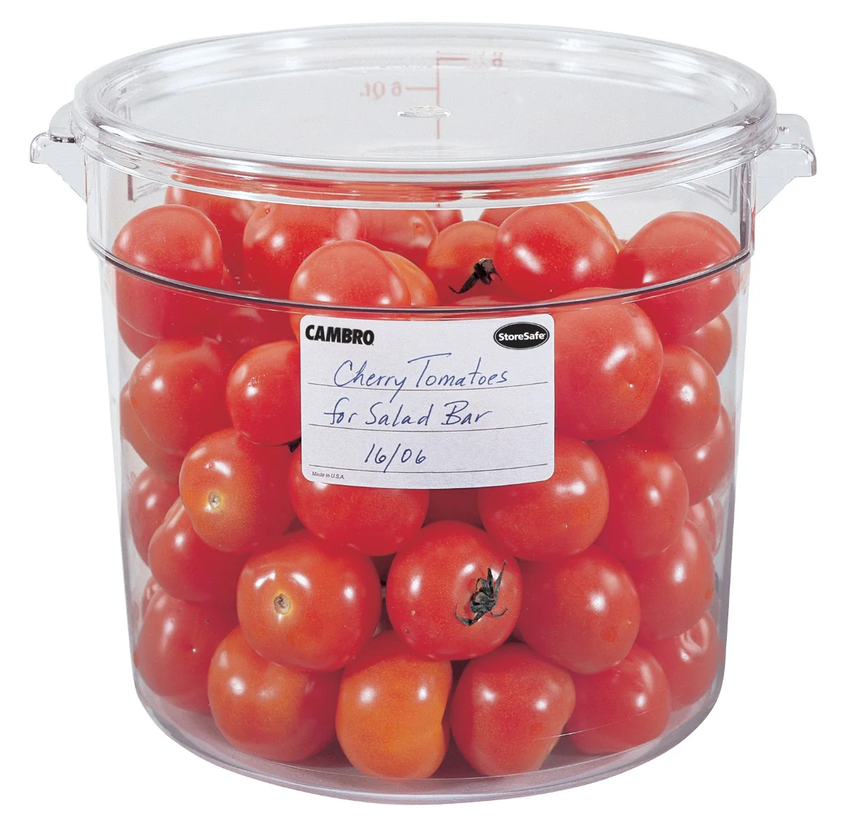 Cambro RFSCW6135 Food Storage Container, Round, Camwear 6 qt. - Image 6