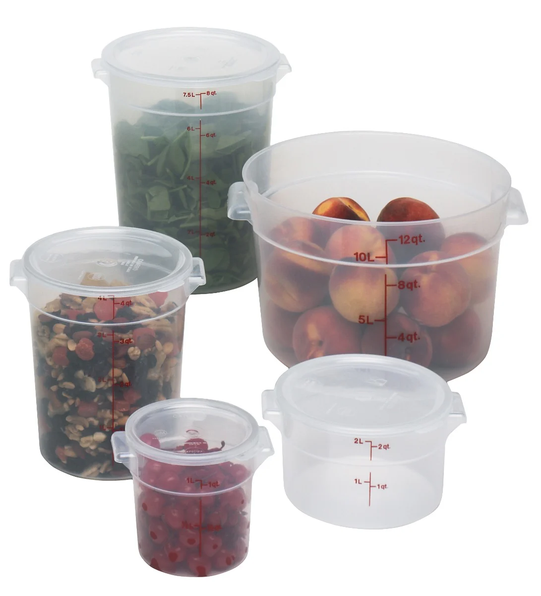 Cambro RFS18PP190 Food Storage Container, Round, Polypropylene 18 qt. - Image 6