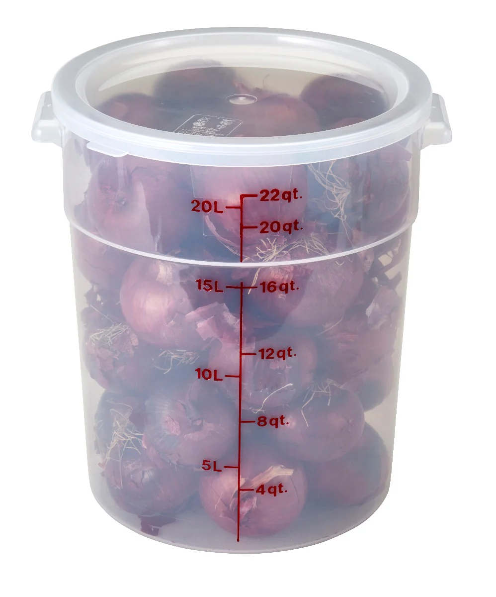 Cambro RFS22PP190 Food Storage Container, Round, Polypropylene 22 qt. - Image 4