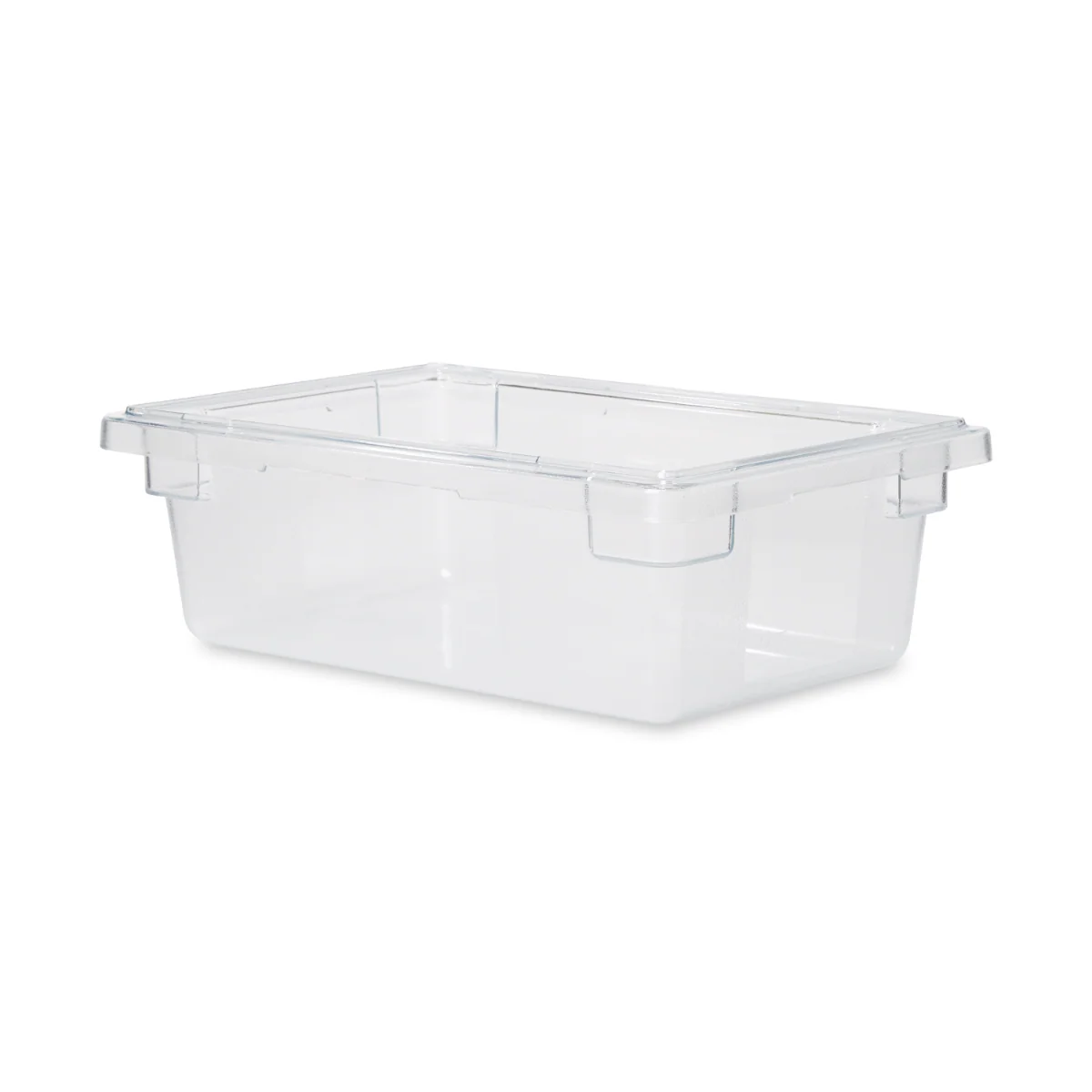 Rubbermaid FG330900CLR Polycarbonate Food / Tote Box 18" x 12" x 6"D - 3-1/2 Gal. - Clear