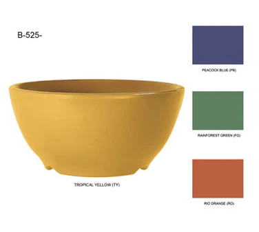 GET B-525-DW Diamond White Melamine Rimless Soup Bowl 16 oz. - White - 24/Case