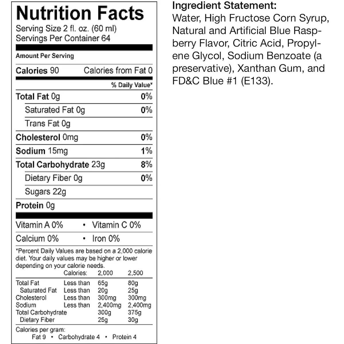 Gold Medal 1225 Ready-To-Use Sno-Treat Flavors Sno-Kone Syrup 1 gal. - Blue Raspberry - Image 3