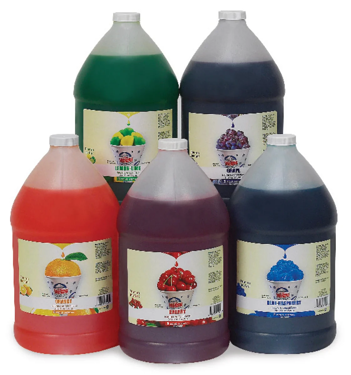 Gold Medal 1257 Ready-To-Use Sno-Treat Flavors Sno-Kone Syrup 1 gal. - Key Lime - Image 2