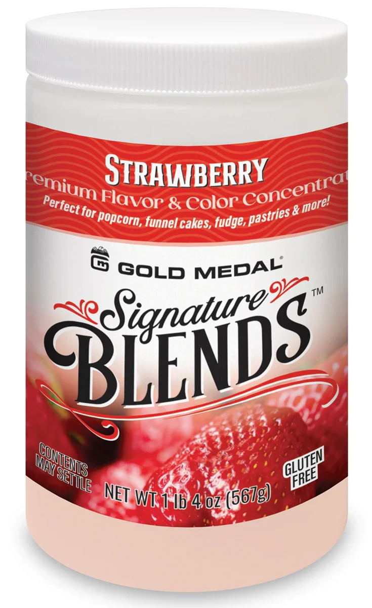 Gold Medal 2285 Signature Blends Candy Glaze 20 oz. - Strawberry