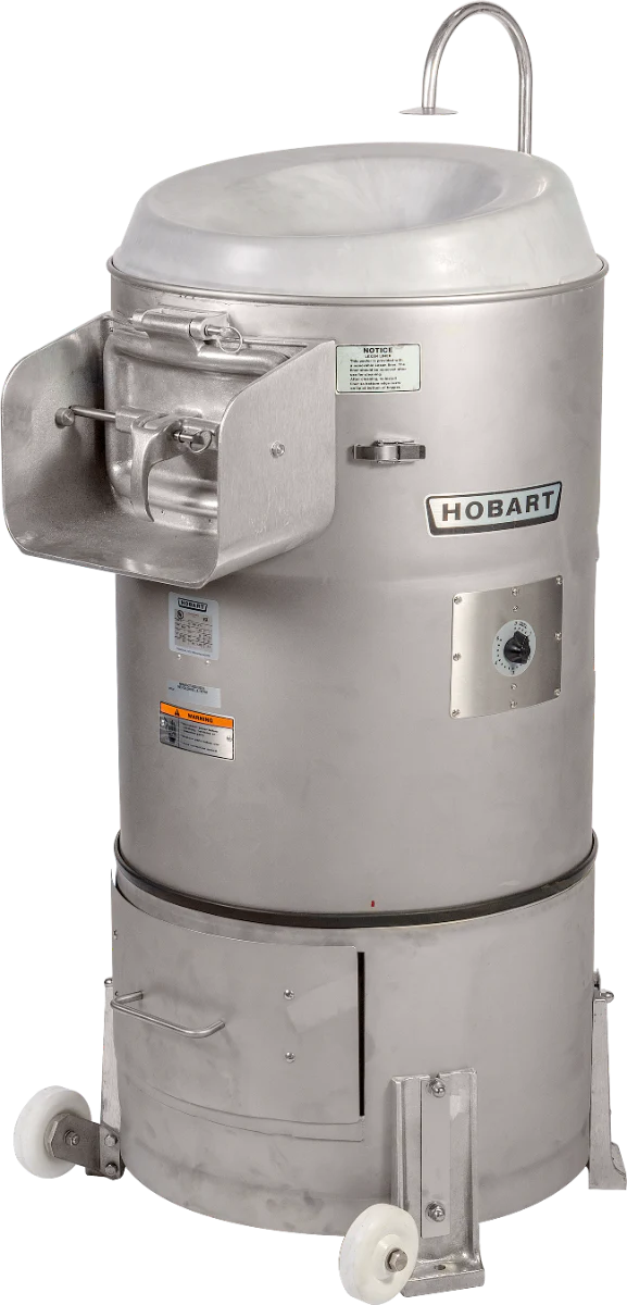 Hobart 6430-CBTSST Potato Peeler Cabinet Base w/ Trap & Strainer - Image 3
