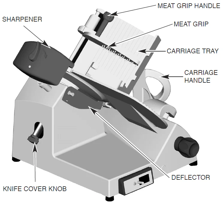 Hobart Centerline EDGE12-11 Meat Slicer 12" – Edge Series 1/2 HP - Image 10