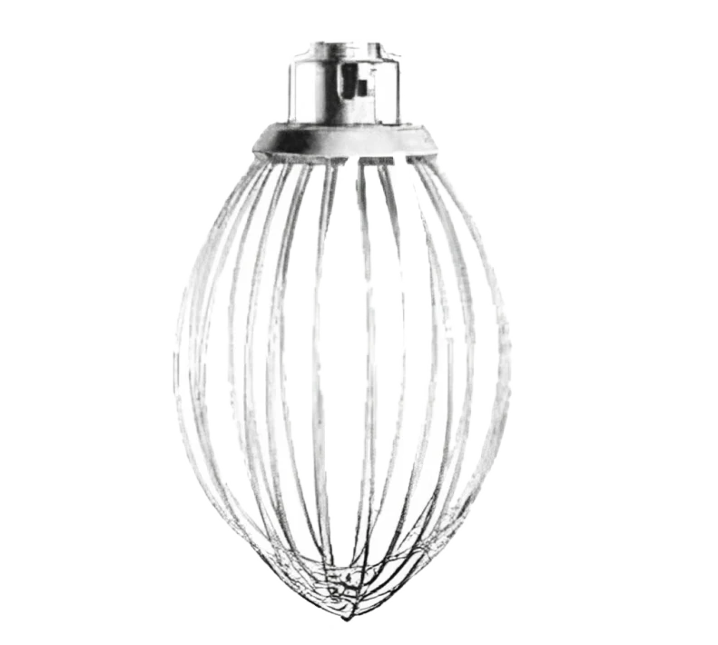 Hobart DWHIP-HL640 Legacy Stainless Steel "D" Wire Whip - 40 Qt. Bowls