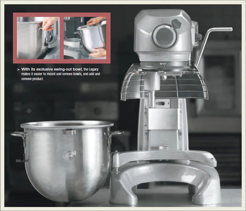 Hobart HL200-2STD Legacy Planetary Bench Mixer with Accessories 20 Qt. - 3 Fixed Speeds - 200-240v/50/60/1, 1/2 HP - Image 7