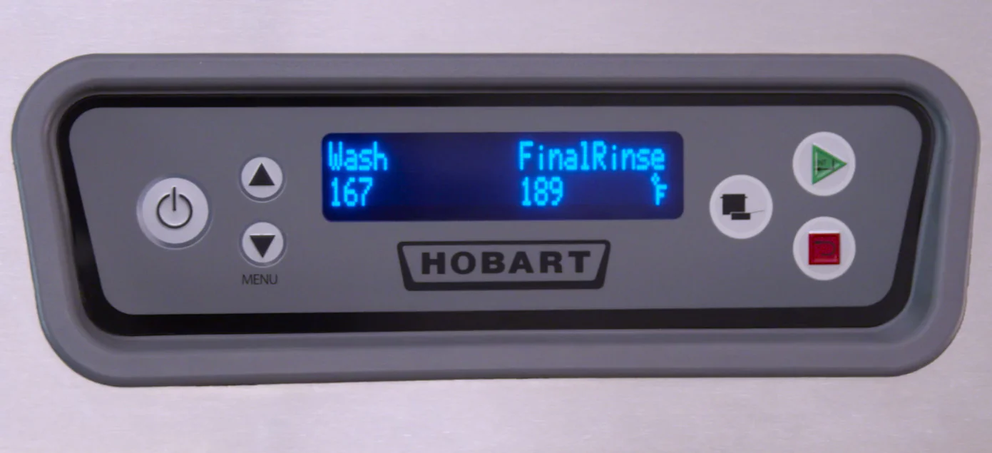 Hobart CL44EN-BAS8 1-Tank High Temp Conveyor Dishwasher with Booster Heater - Left to Right - 202 racks/hr - 208v/3, 30 kW - Image 6