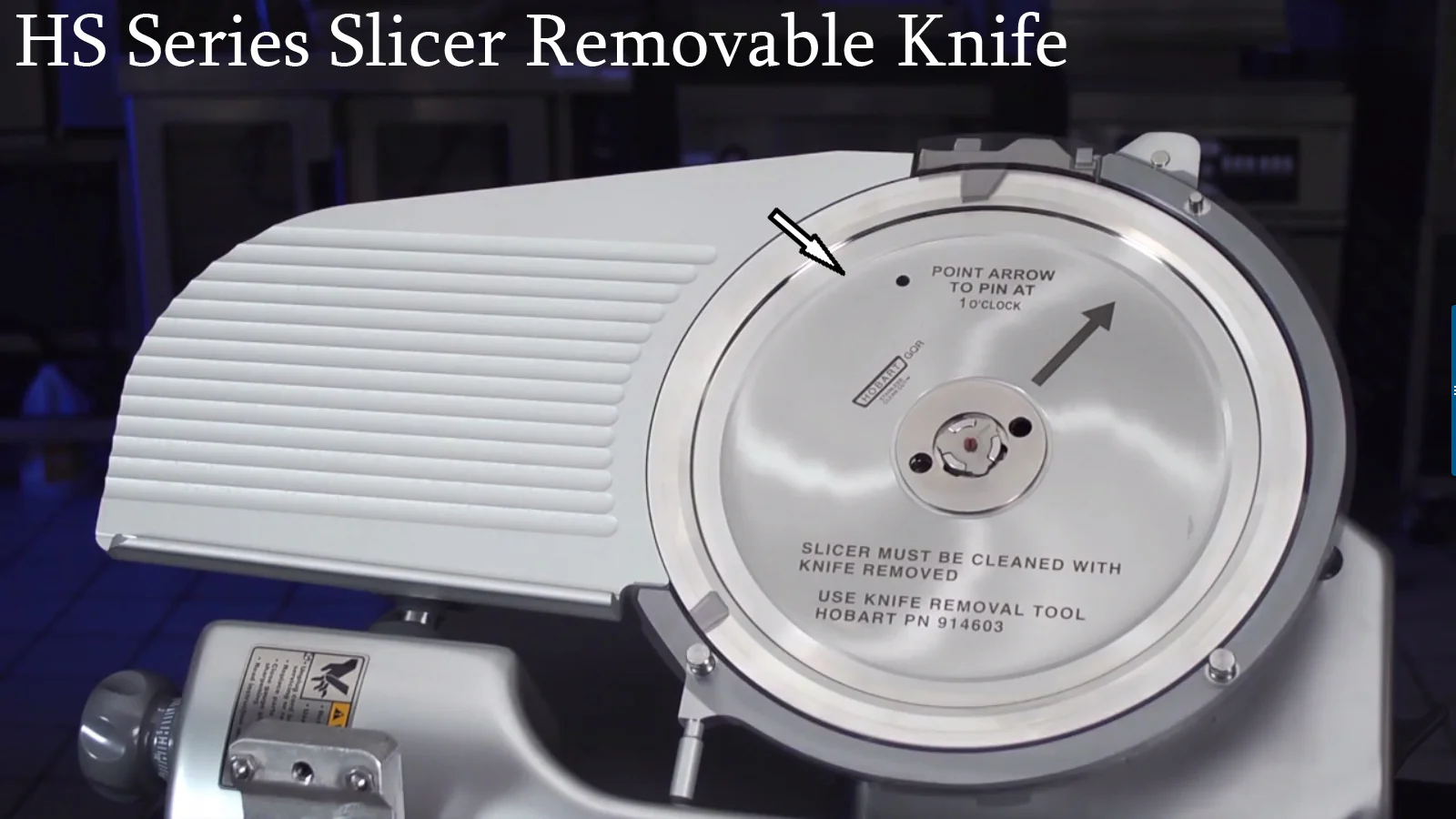 Hobart HS6-1 Manual Meat Slicer with 13" Removable Knife - 120v - Image 12