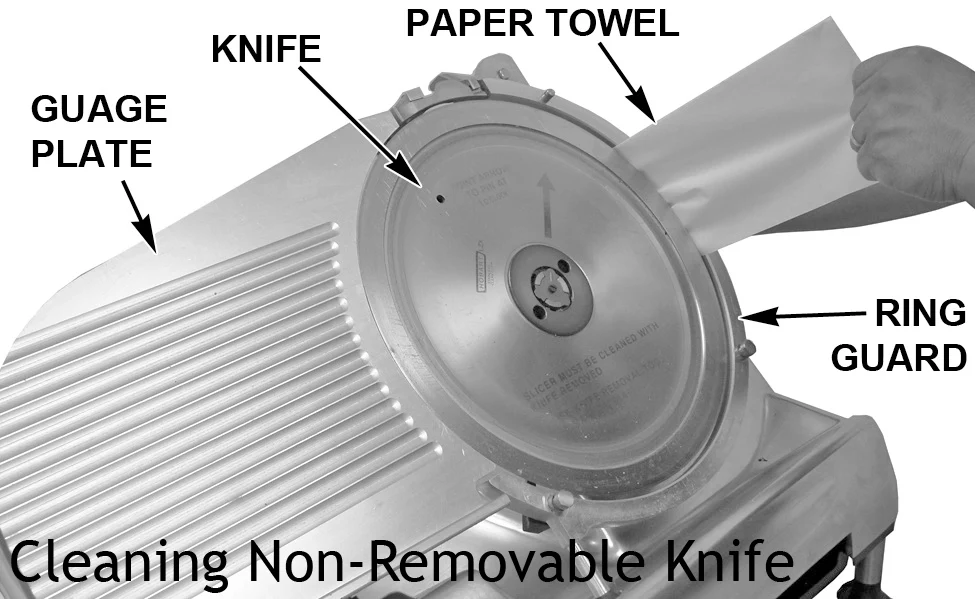 Hobart HS6N-HV50C Manual Meat Slicer with 13" Non-Removable Knife - 240v - Image 4