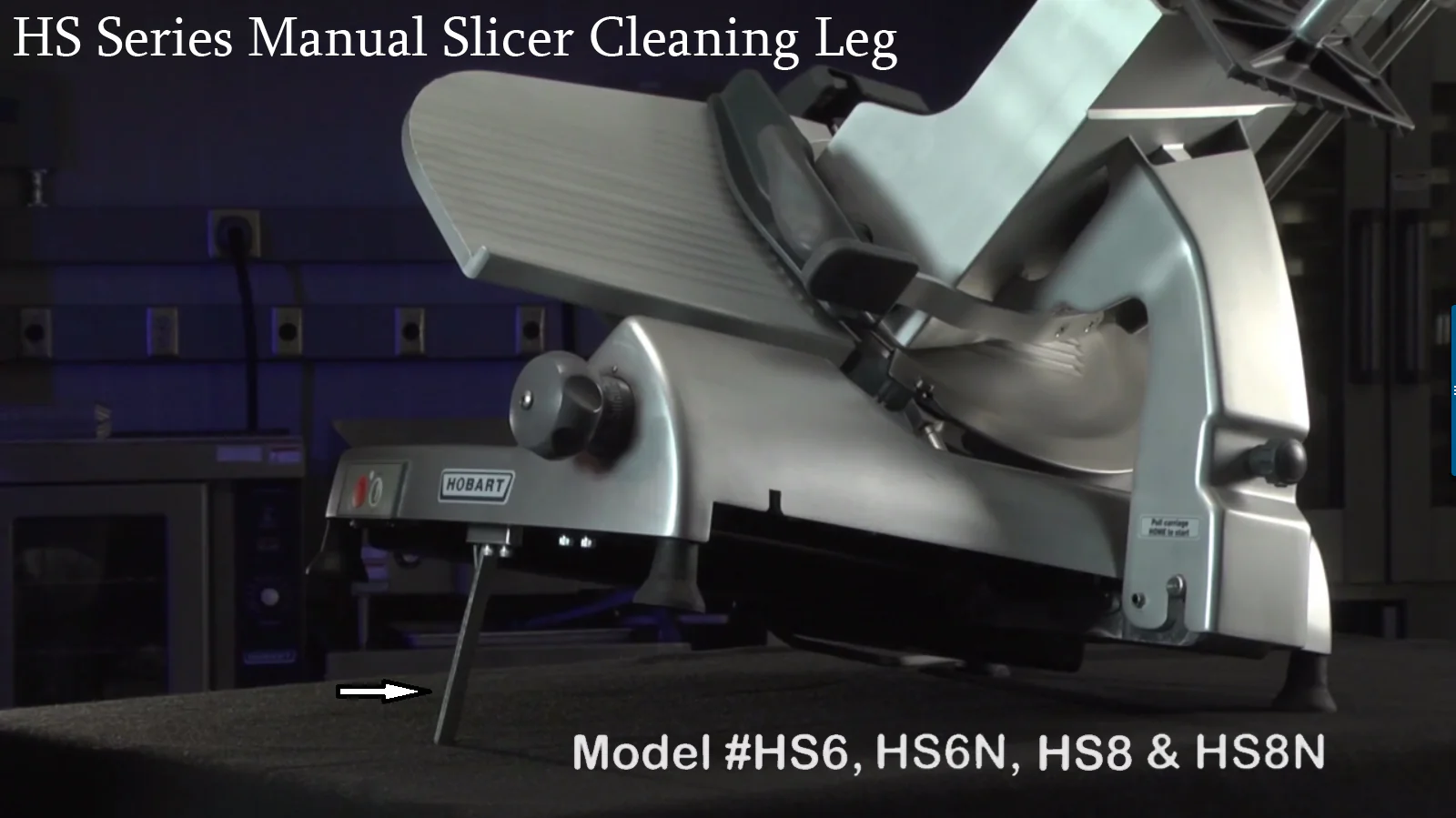 Hobart HS6N-HV50C Manual Meat Slicer with 13" Non-Removable Knife - 240v - Image 5