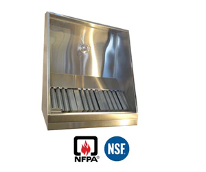 JRSVHSP4 4ft Jean's Shallow Front Vent Hood - Image 2