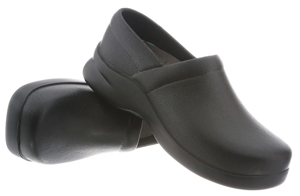 Klogs Footwear 0017-6002-M11-MW Bistro Men's Slip Resistant Clog / Chef Shoes with TRUComfort Insole - Black - Size 11 - Medium Wide