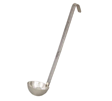 Browne 5747005 Conventional Two-Piece Two-Piece Stainless Steel Ladle with 10-1/2" Hooked Handle 1/2 oz. - Image 2