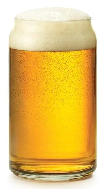 Libbey 209 Beer Can Glass Tumbler 16 oz. - 24/Case - Image 2
