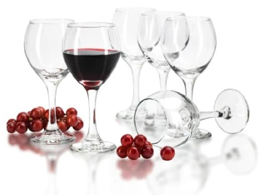 Libbey 3957 Teardrop All Purpose Wine Glass 10-3/4 oz. - Clear - 36/Case - Image 3