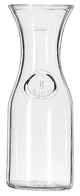 Libbey 97001 Half Liter Glass Wine Decanter Carafe 17 oz. - Clear