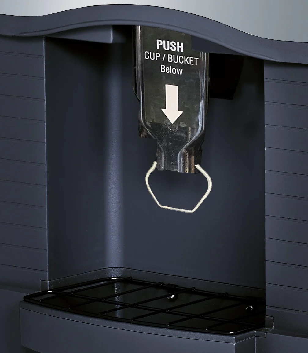 Manitowoc SPA312 Floor Model Touchless Lever Hotel / Vending Ice Dispenser 30" - 180 lb. Capacity - Image 2