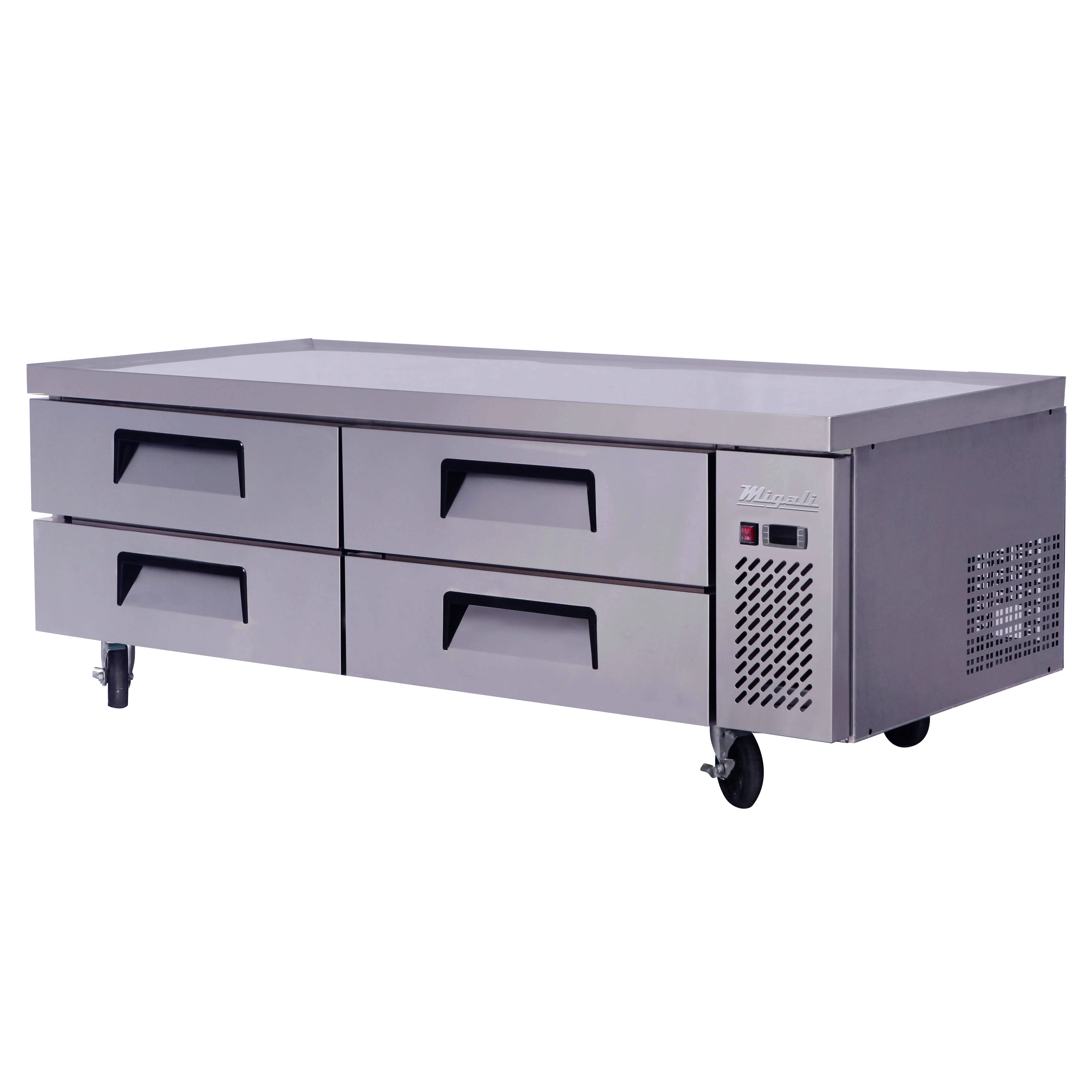 Migali C-CB72-HC Competitor Series 4 Drawer Refrigerated Chef Base 72" - 15 cu. ft.